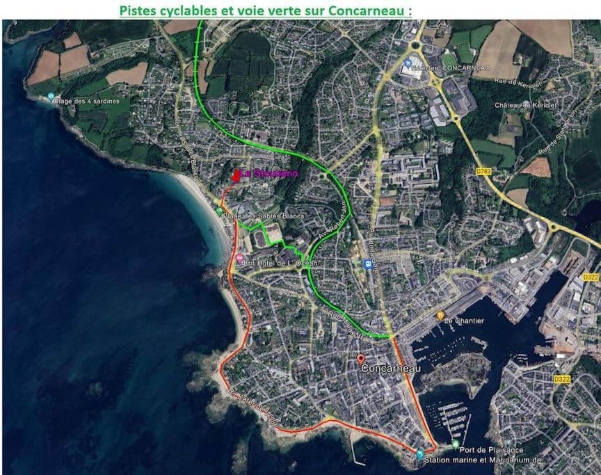 Le Stoubenn, Raffine Et Chaleureux Apartment Concarneau Luaran gambar